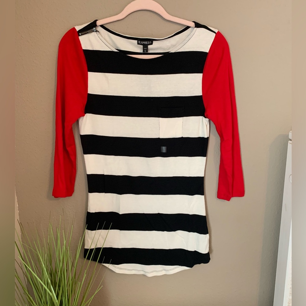 NWT Express striped blouse. Size L.